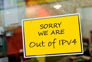 Out of IPv4