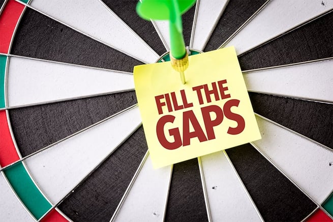 fill in the gaps target image