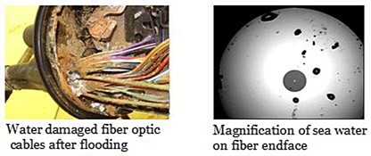 water-damaged-fiber-optic-cable
